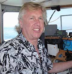 Kurt at helm