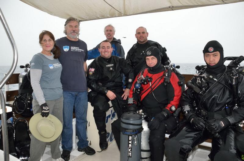 ODA Dive Team in gear and ready to go