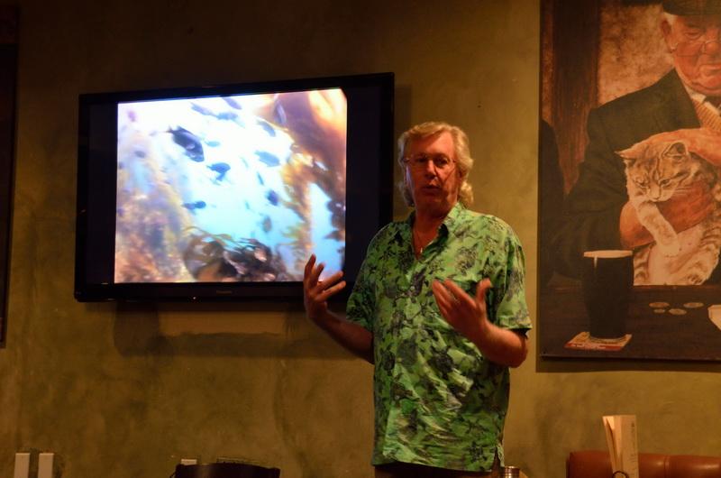 Kurt Lieber gives presentation at Sea Drinks, Dana Point, CA