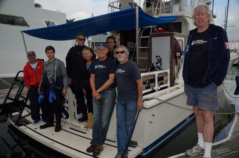 ODA Dive & Boat Crew before departing to extract marine debris