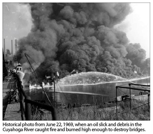 Cuyahoga River 1969 fire