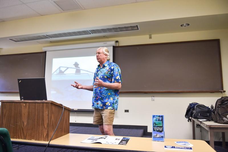 Kurt Lieber giving lecture at University of Hawai'i