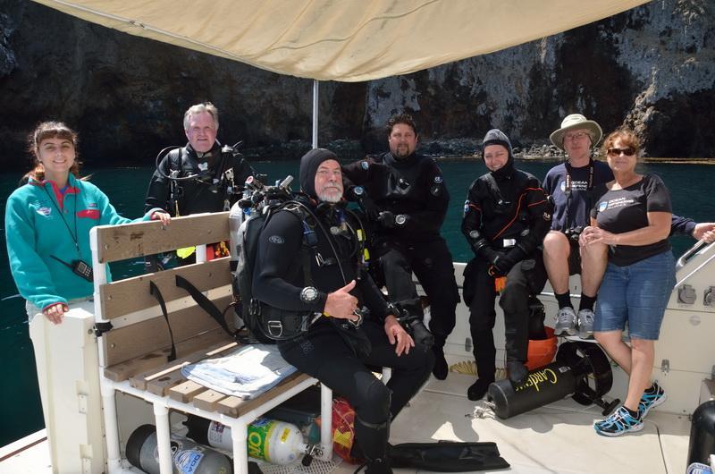 ODA Dive Crew ready to dive in and haul out ocean debris