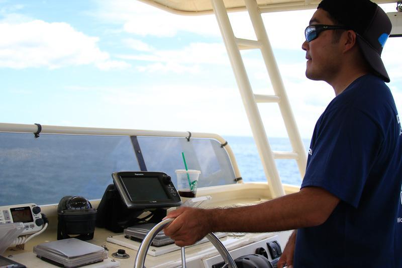 ODA's Hawai'i boat captain Mash Hatai