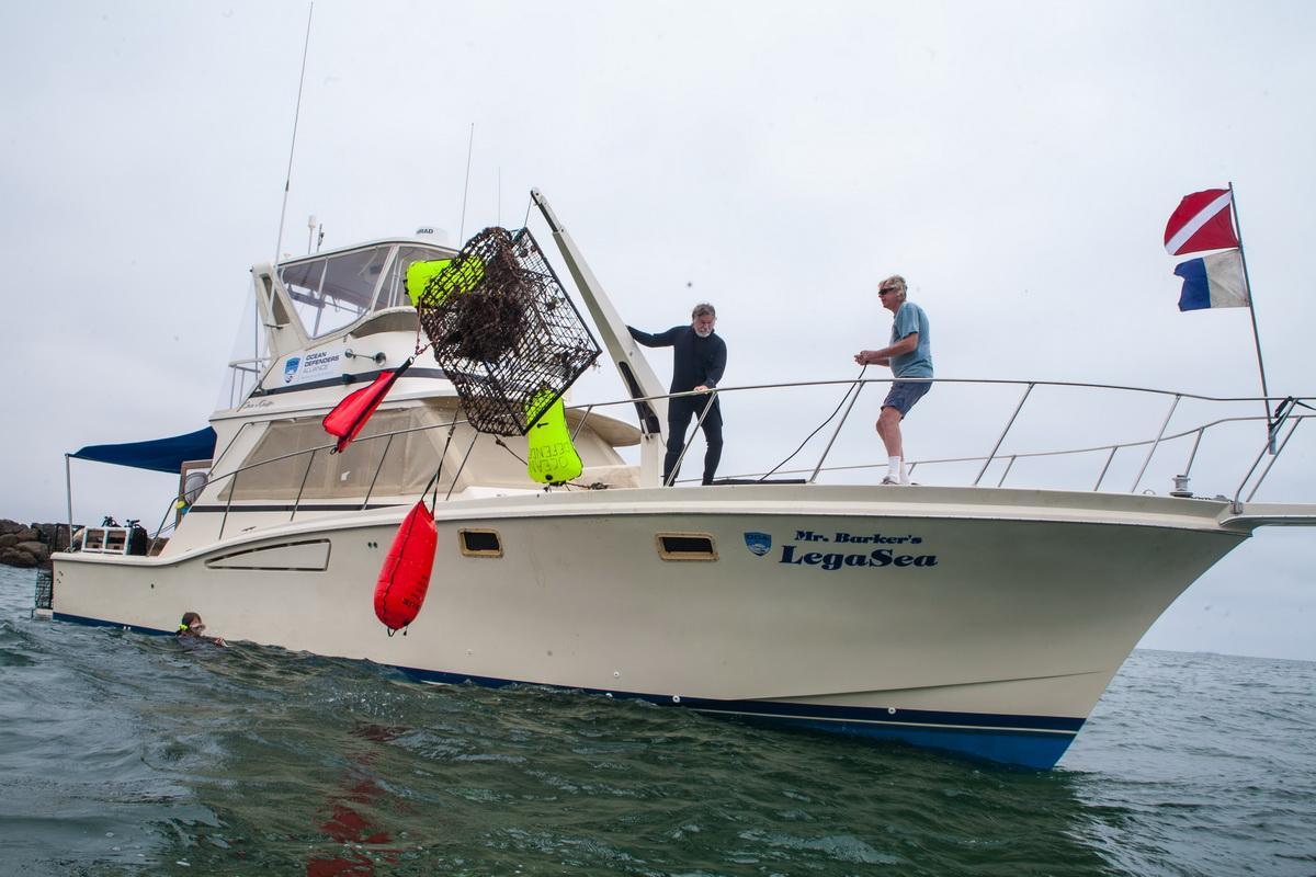 Bob Barker's LegaSea marine debris removal vessel