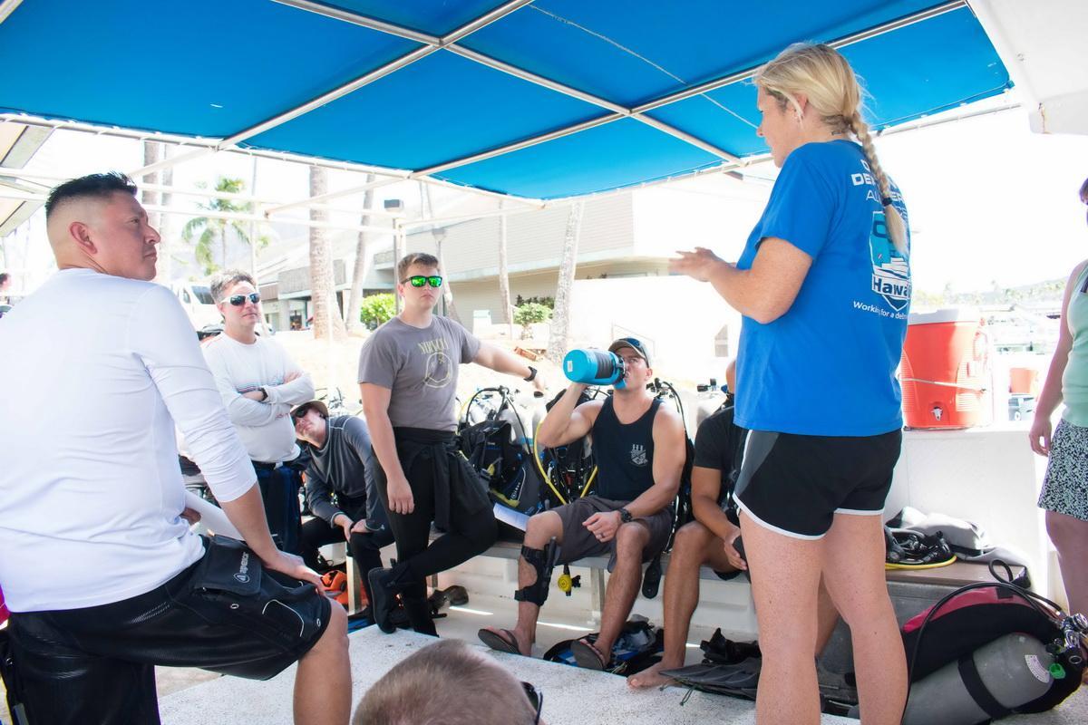 ODA Volunteer Divers get SCUBA briefing