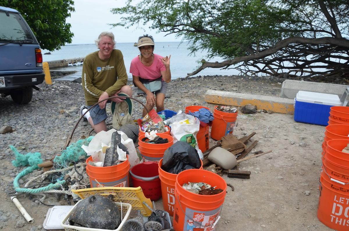 ODA helps clean Puako Beach