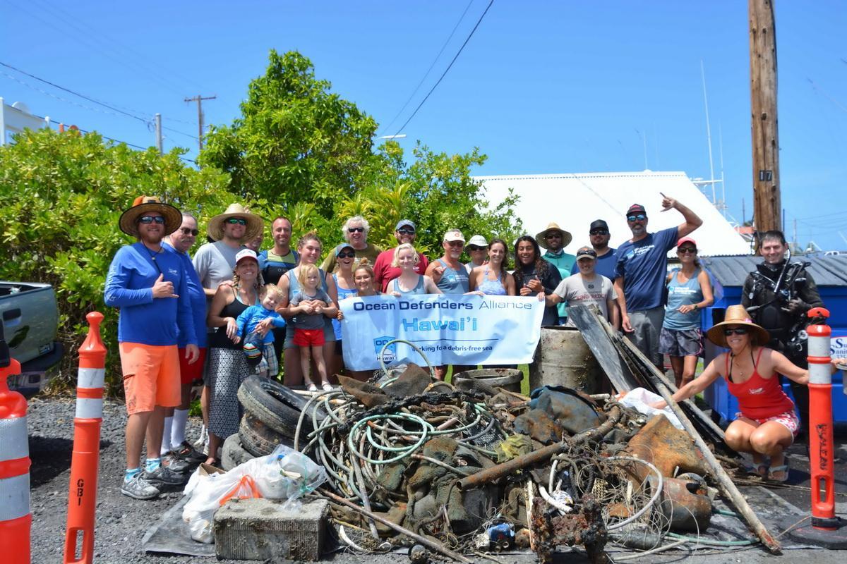ODA Volunteer Crew with catch of the day