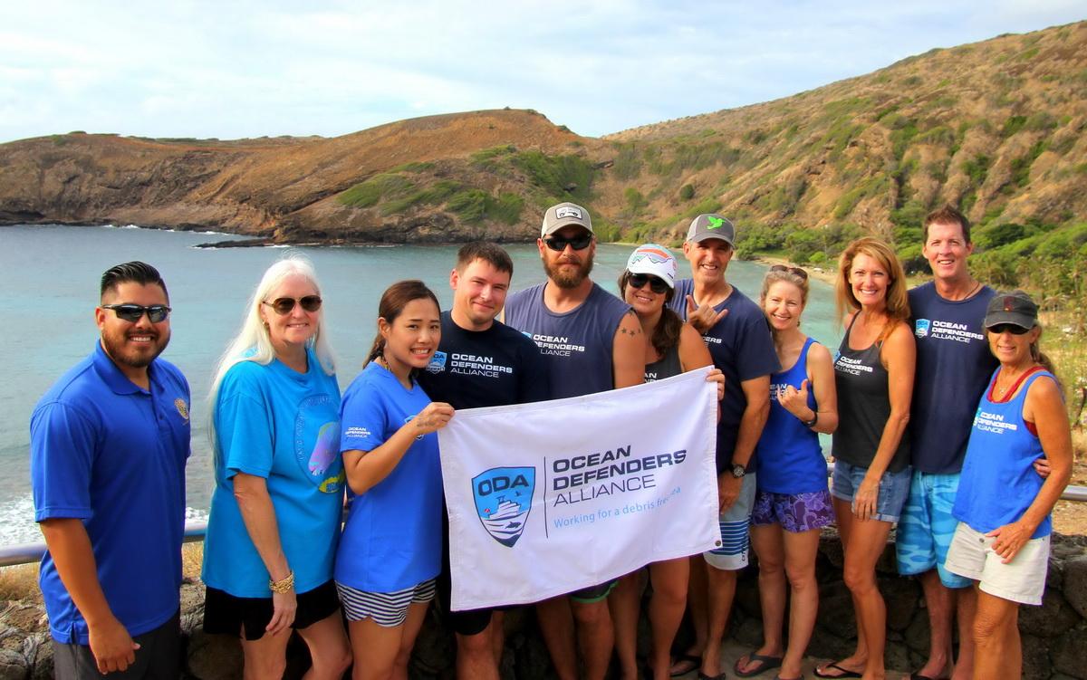 ODA Volunteer ocean debris cleanup