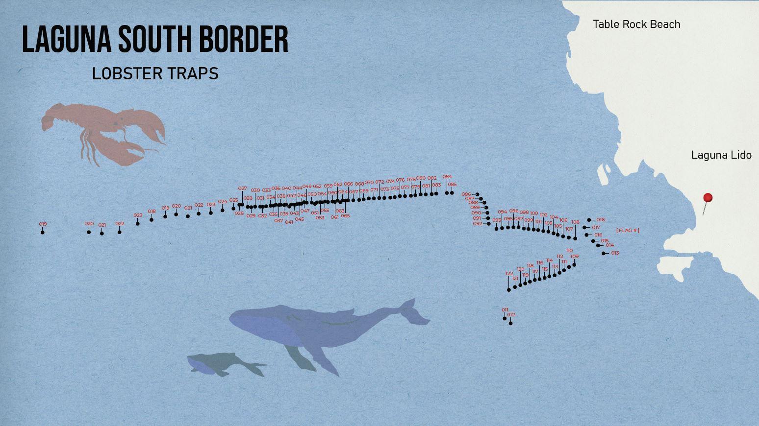 Map Laguna Beach South traps