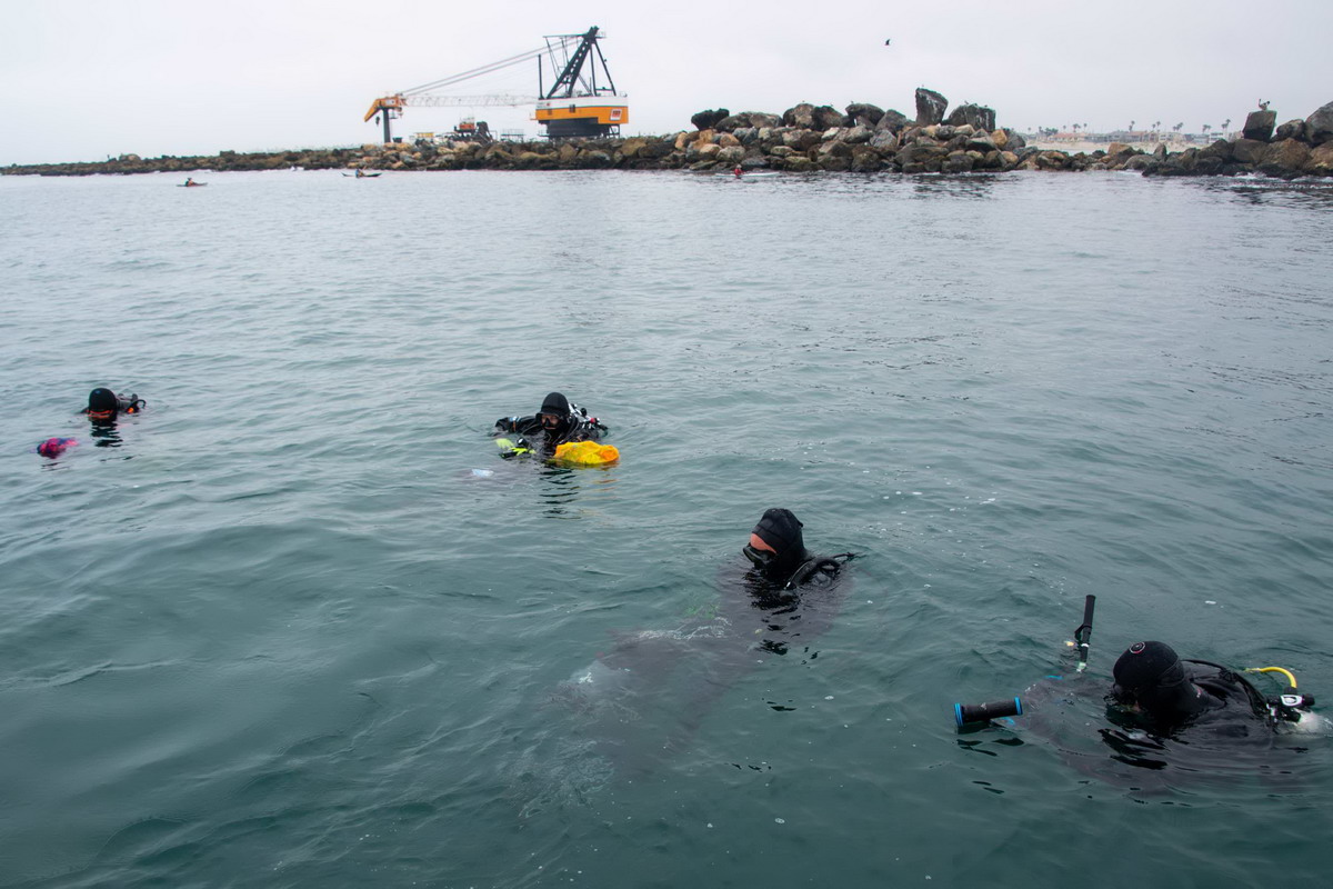 Ocean Defenders Divers ready to haul out debris