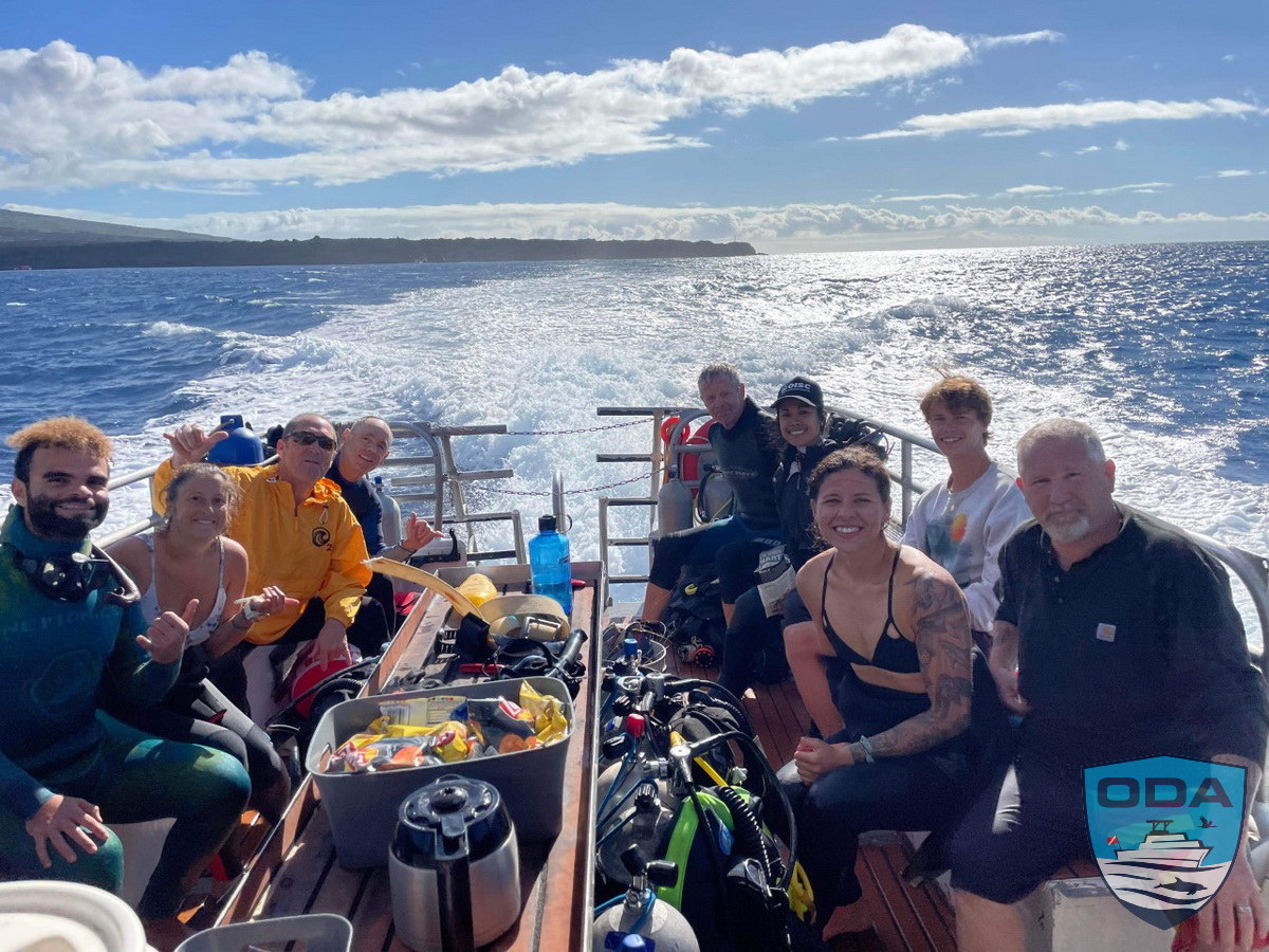 ODA Maui Crew on boat