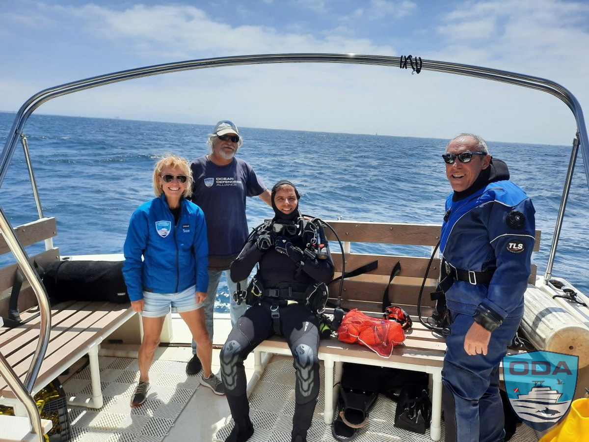 ODA Divers Crew on back deck