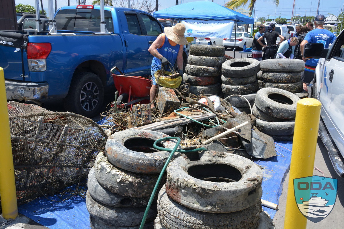 Tires no longer poisoning the ocean waters.