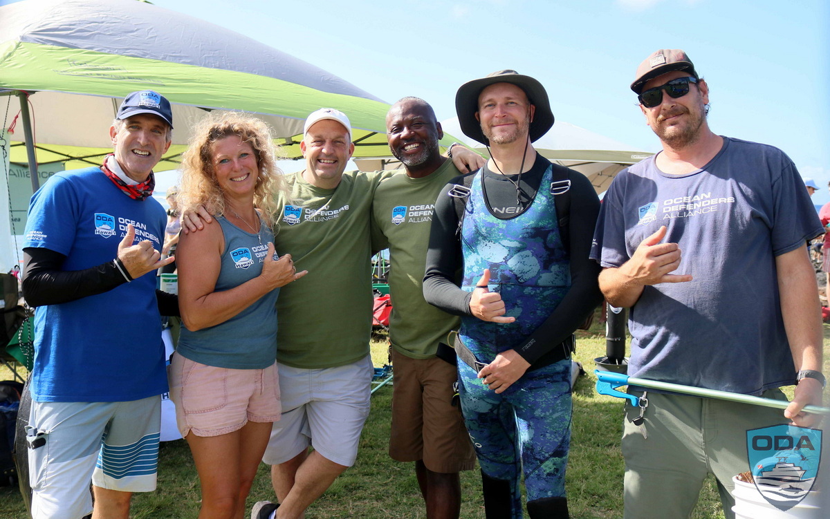 Hawaii Governor Josh Green with the ODA crew (he's 3rd from the left)