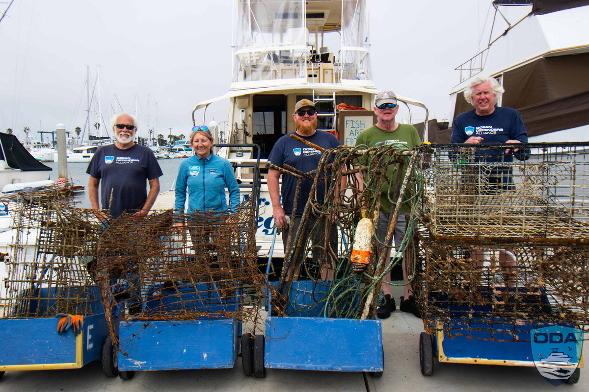 Ocean Defenders Crew with Catch of the Day