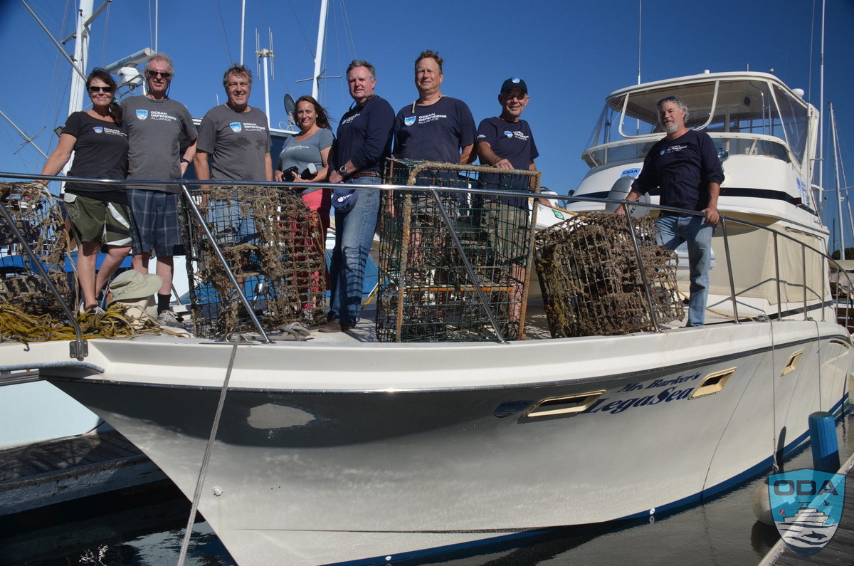 ODA volunteer crew with the Day's Catch