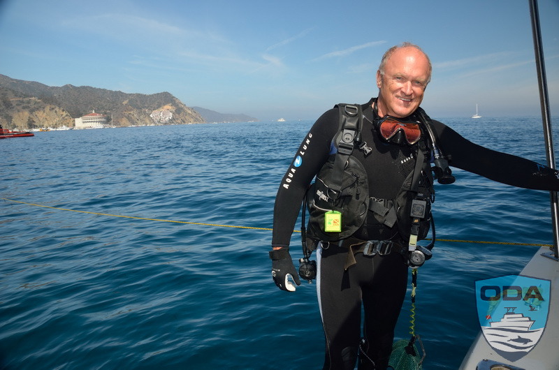 Dave Merrill ready to dive and recover ghost gear