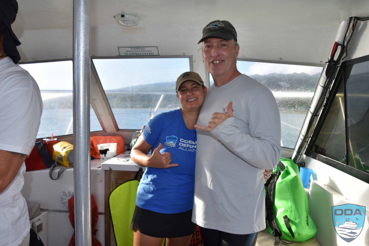 Ocean Defenders Oahu happy to clean the ocean