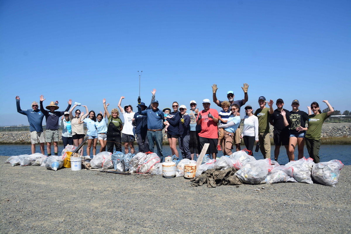 ODA Volunteer Crew with their Catch of the Day