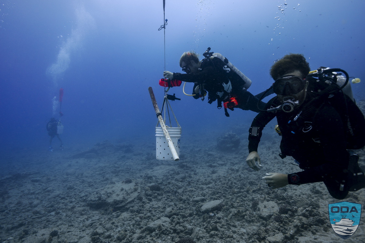 ODA SCUBA Divers removing debris