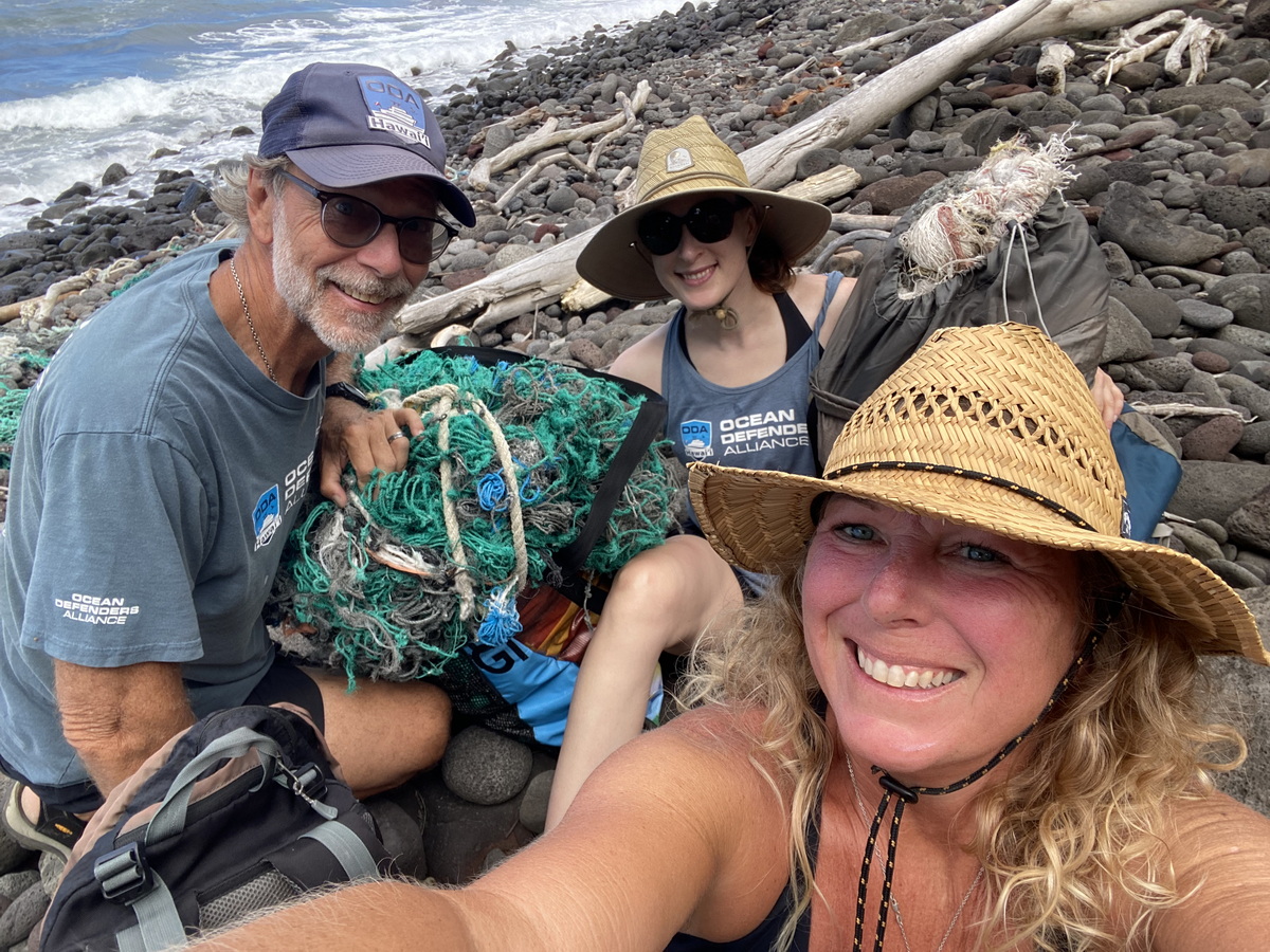 Mark and Marj with their daughter Logan