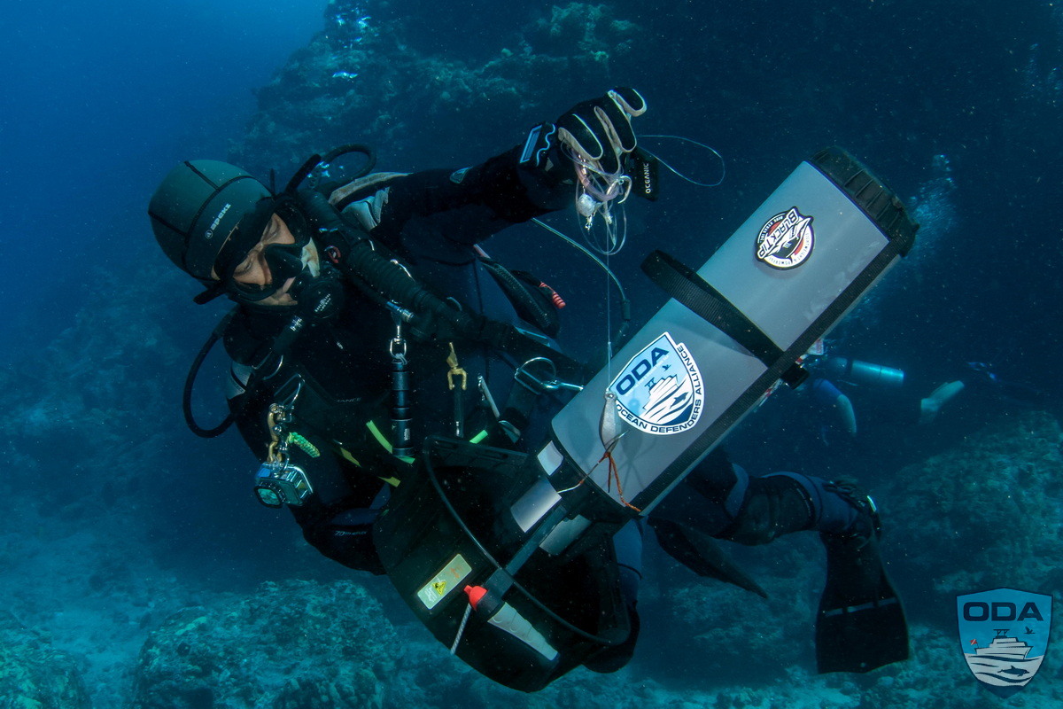 ODA collects abandoned fishing gear for proper removal.