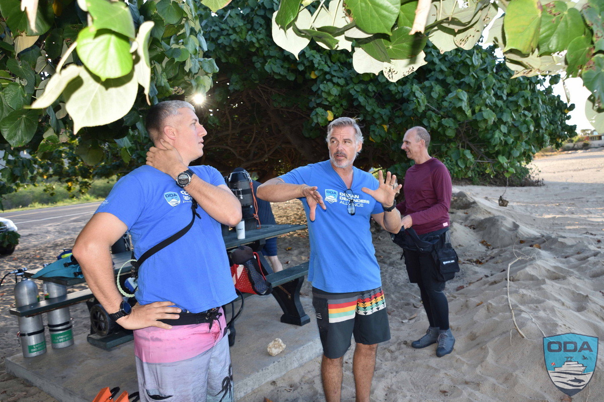 Orientation of ocean conservation volunteers